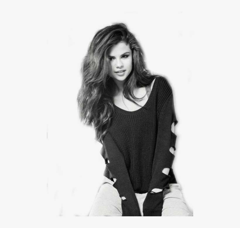 Selena Gomez Png By - Selena Gomez Png Black, transparent png download