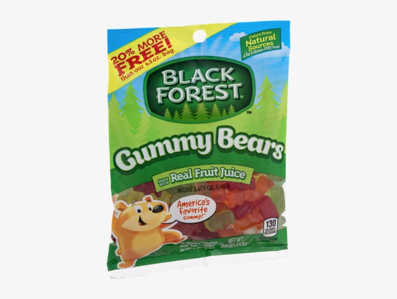 Black Forest Gummy Worms - 5.4 Oz Bag, transparent png download