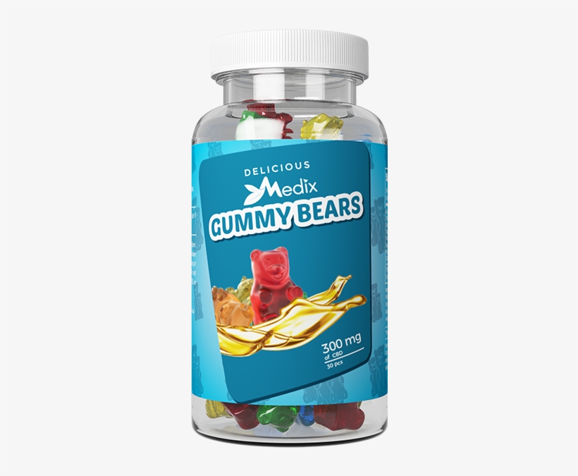 Medix Gummy Bears - Medix Cbd Gummies, transparent png download