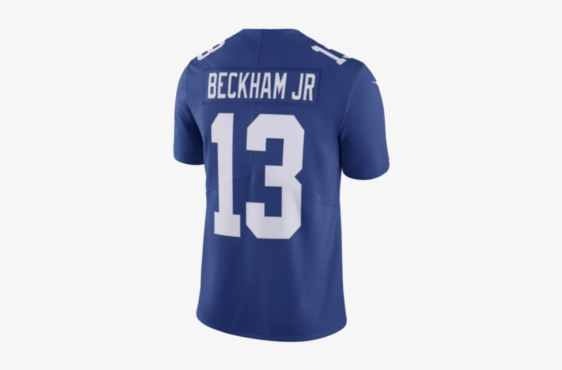New York Giants Odell Beckham Jr Team Colour Nike Vapor - New York Giants Uniforms 2018, transparent png download
