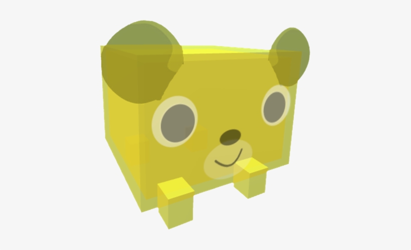 Yellow Gummy Bear - Cartoon, transparent png download