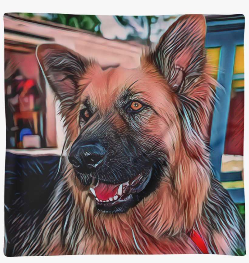 German Shepherd Pillow Case - German Shepherd, transparent png download