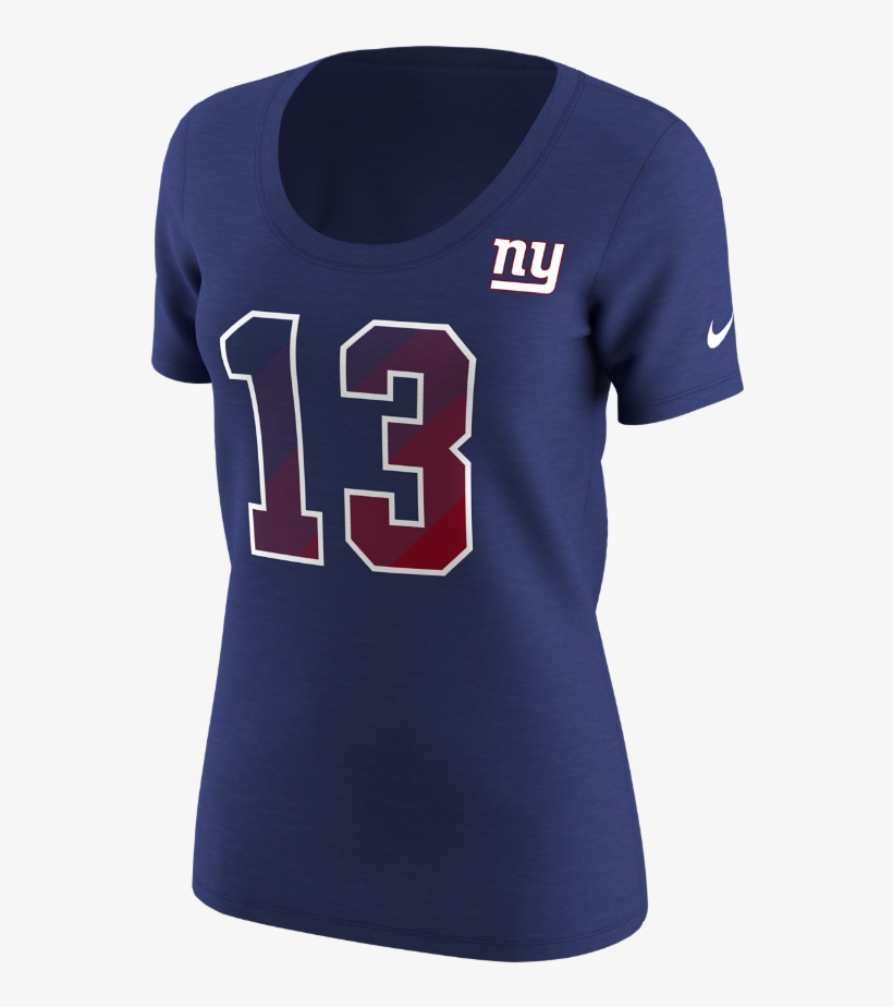 Nike Prism Flash Name And Number Women's T-shirt Size - Logos And Uniforms Of The New York Giants, transparent png download