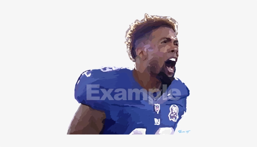 Odell Beckham Jr Sketch - Odell Beckham Jr., transparent png download