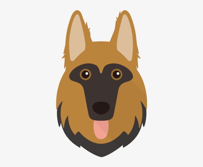 Yappicon Germanshepherd-05 Yappicon - German Shepherd, transparent png download