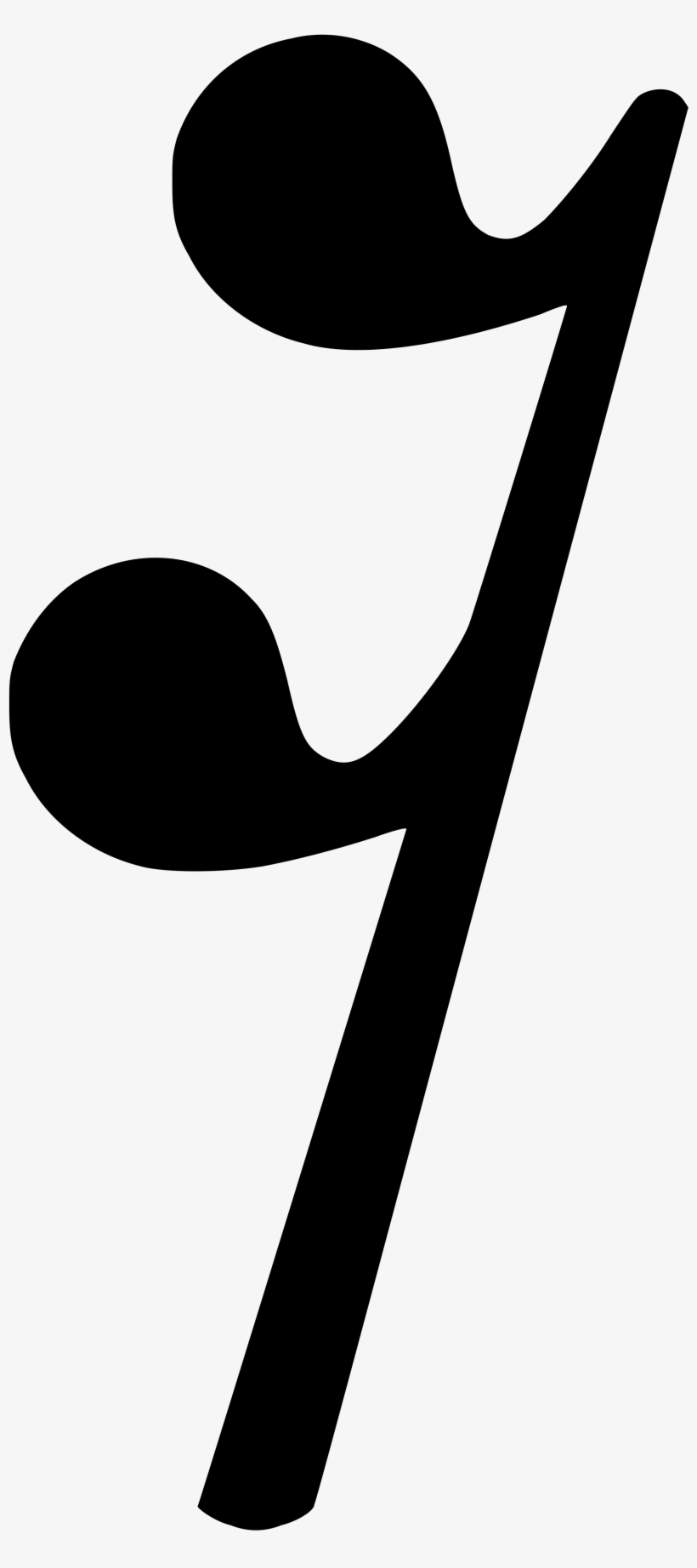 Eighth Note Rest Clipart 3 By Fred Nota Musical Silencio De Semicorchea Png Image Transparent Png Free Download On Seekpng