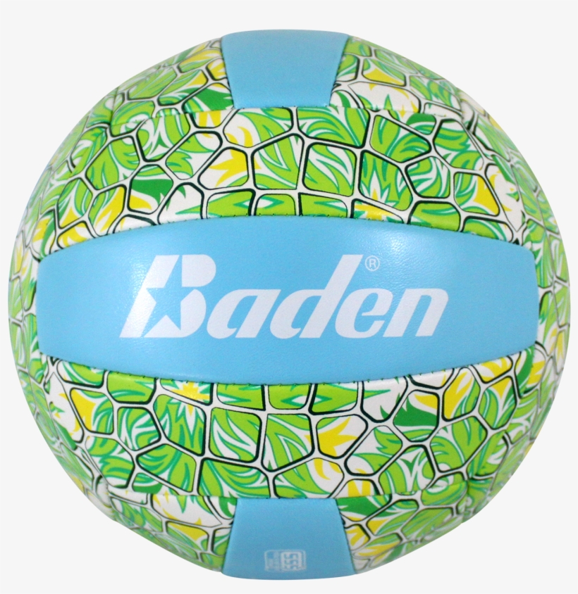 Hawaiian Flower Volleyball - Baden Vcor Microfiber Court Volleyball, White, transparent png download