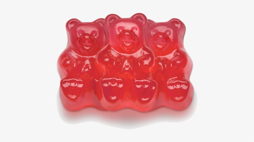 Strawberry Gummi Bears - Gummy Bear, transparent png download