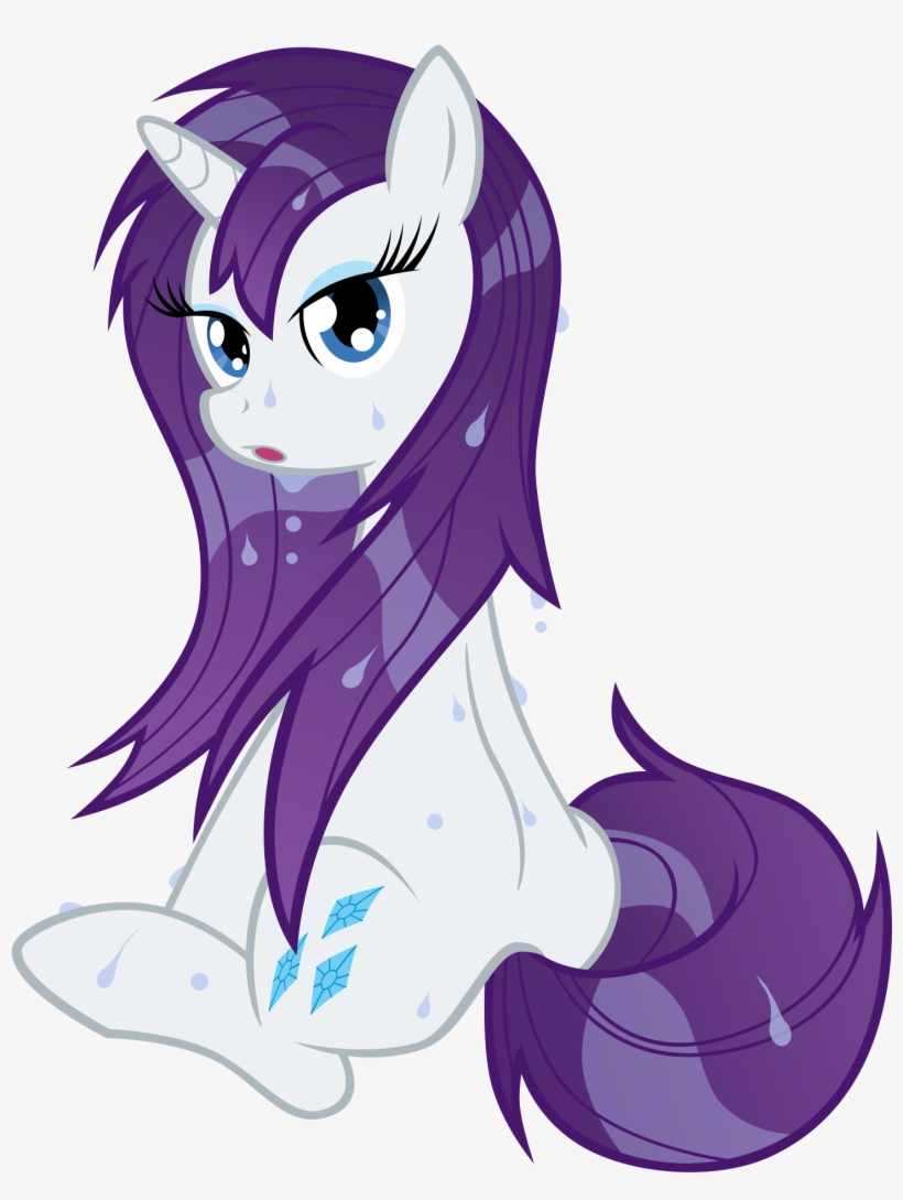 1462x1875, Rarity Wet Hair ) - Reality My Little Pony, transparent png download