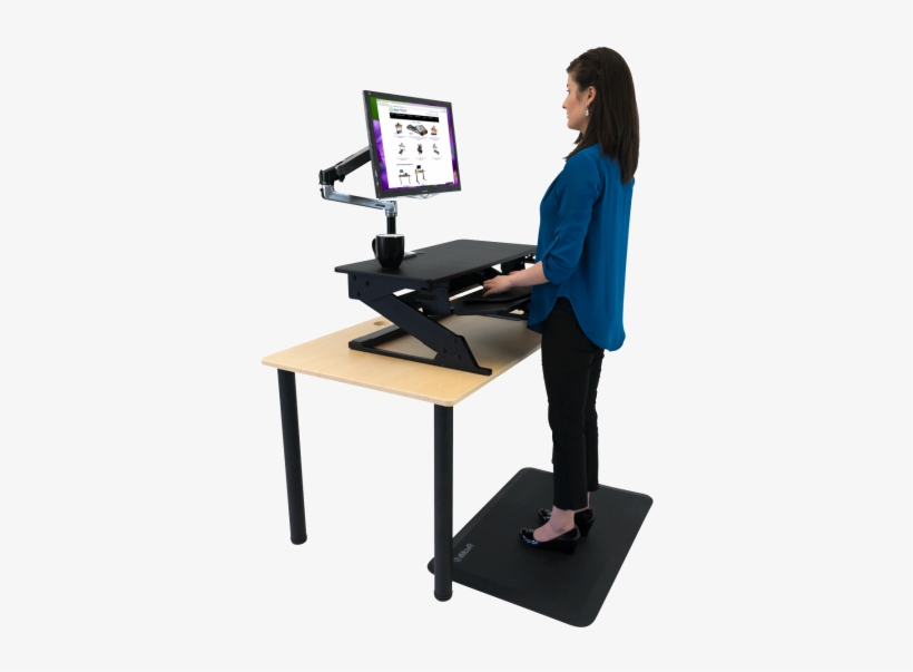 Ziplift 35" Standing Desk Converter - Lift Desk, transparent png download