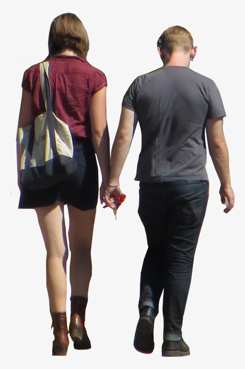 People Walking Away Png For Kids - Girl, transparent png download