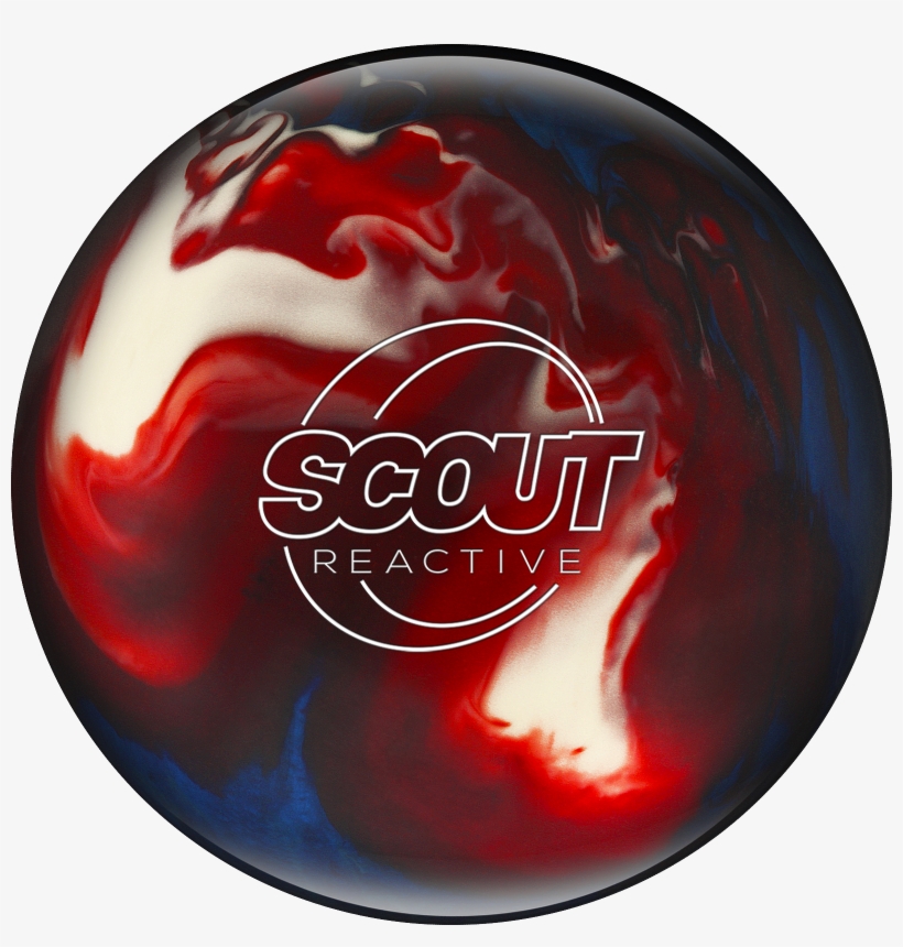 Scout/r - Red/white/blue - "" - Columbia 300 Scout Reactive Bowling Ball- Black, transparent png download