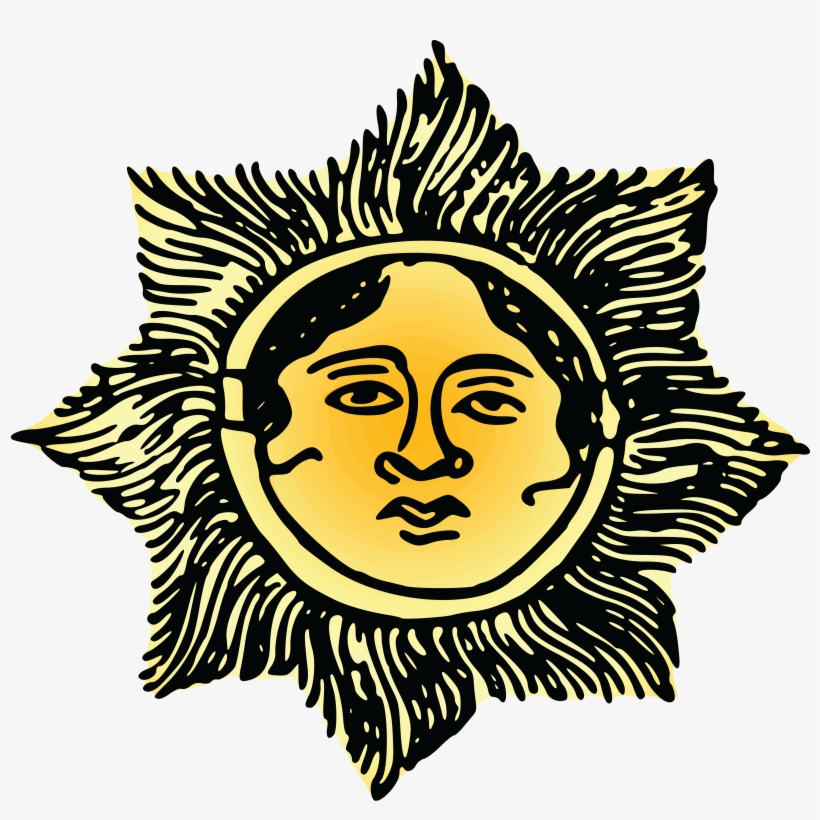 Free Clipart Of A Sun Face - Suns In Orange Mugs, transparent png download