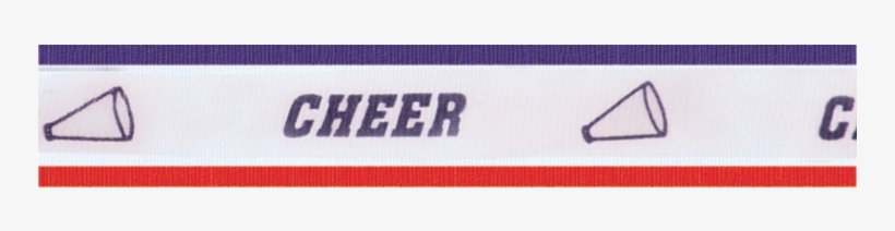 Cheer Red, White, Blue "v" Shape Sports Ribbons 7/8"x32", transparent png download
