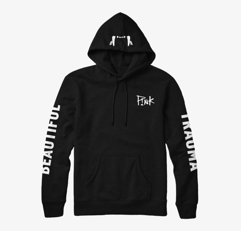 Beautiful Trauma Fangs Hoodie - Givenchy Dragon Hoodie, transparent png download