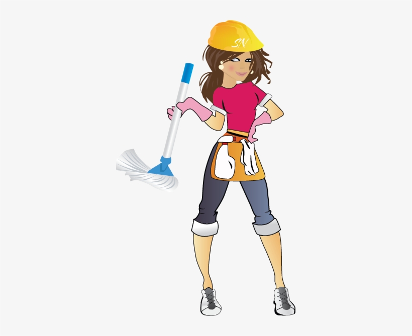 Feminine, Modern, Cleaning Service Illustration Design - Cleaning Clip Art Dust, transparent png download