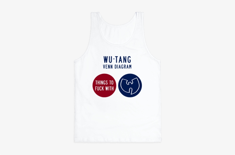 Wu-tang Venn Diagram Tank Top - Active Tank, transparent png download