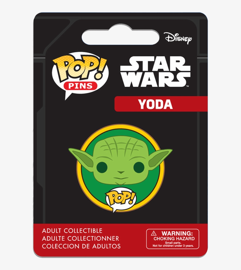 Star Wars Yoda Pop Pin - Funko Pop Pins Star Wars, transparent png download