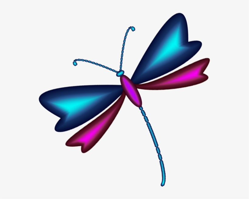Dragonfly Png Transparent - Cartoon Dragonfly Transparent Background, transparent png download