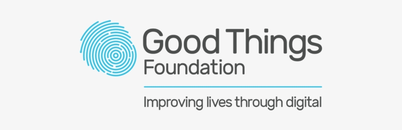 Good Things Logo Strap Web-resized 1 - Good Things Foundation Logo, transparent png download
