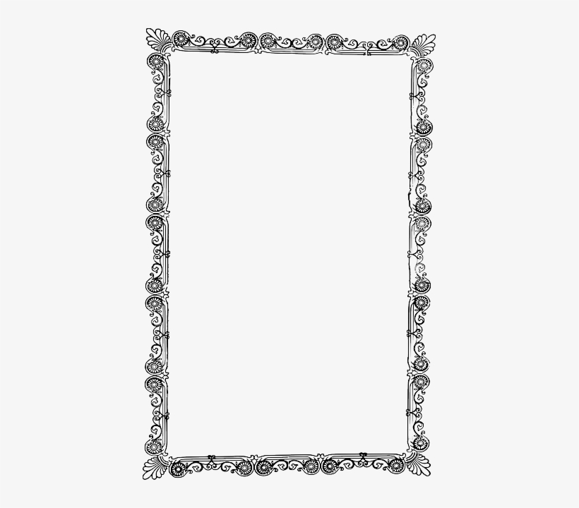 Ornate, Frame, Old, Retro - Marcos Elegantes Blanco Y Negro Png, transparent png download