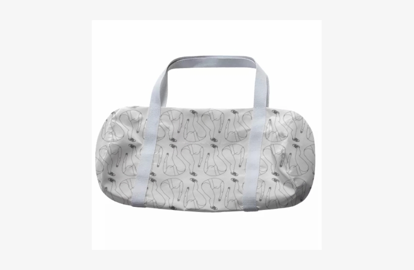 Duffle Bag Croissant Girl Pattern $52 - Night Sky, transparent png download