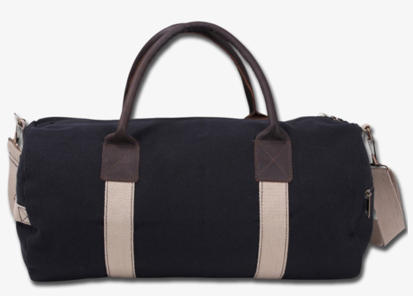 Custom Black Leather Strap Duffel Bag - Rothco 19 Canvas Leather Gym Bag Black, transparent png download