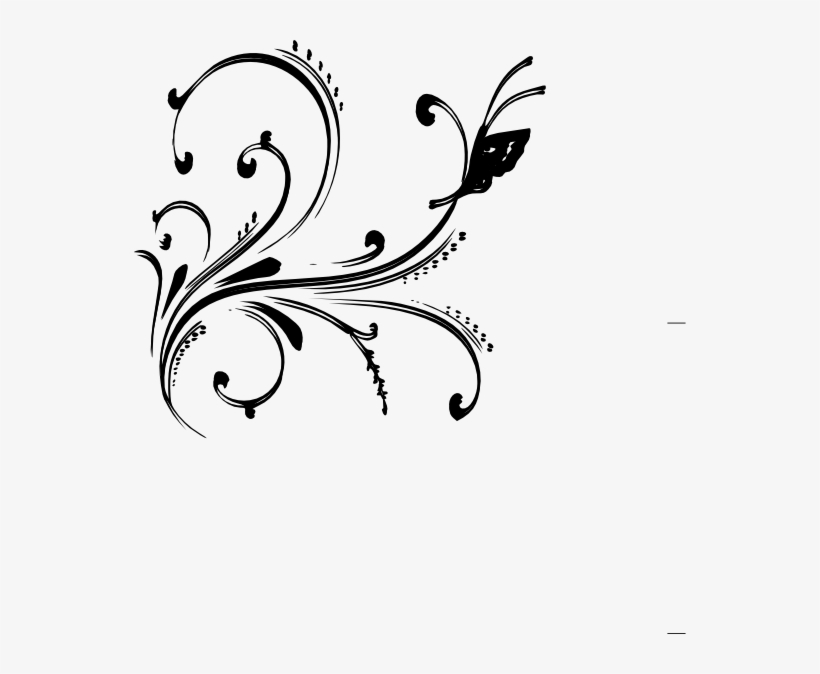 Flower Designs Black And White Collection Transparent, transparent png download