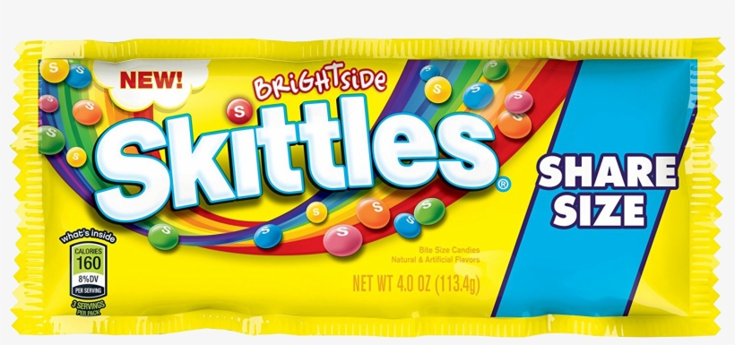 It Seems That Everytime I Enter A Convenience Store, - Yellow Pack Of Skittles, transparent png download
