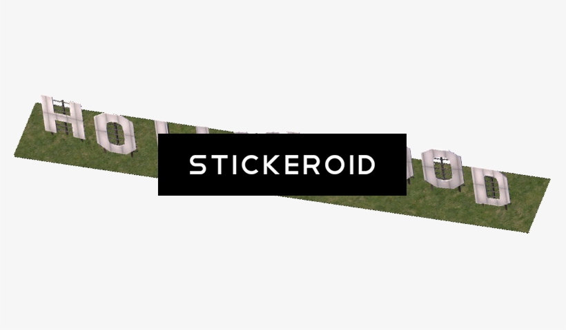 Hollywood Sign Movies - Banner, transparent png download