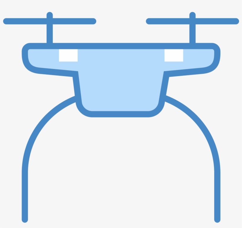 This Is A Picture Of The Top Of A Drone - Icon, transparent png download