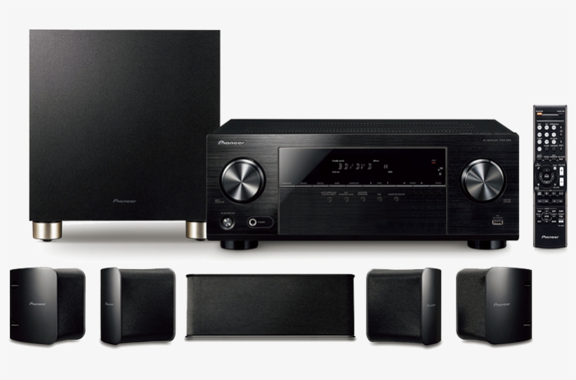 Home Theater / Speaker Bar - Home Theater Pioneer Htp 074, transparent png download