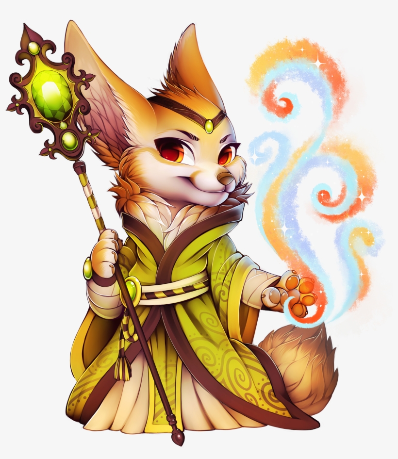 Sorcerer Fox - Fennec Fox, transparent png download