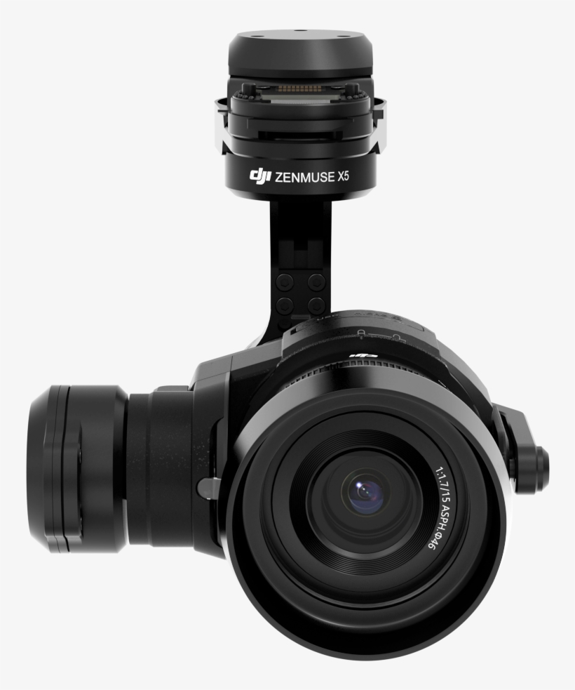 Inspire - Dji Zenmuse X5 Camera And 3-axis Gimbal With Lens, transparent png download