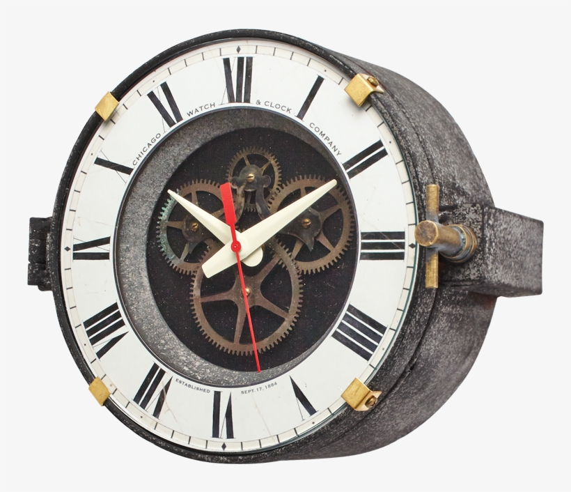 Chicago Factory Wall Clock - Pendulux Chicago Factory Wall Clock, transparent png download