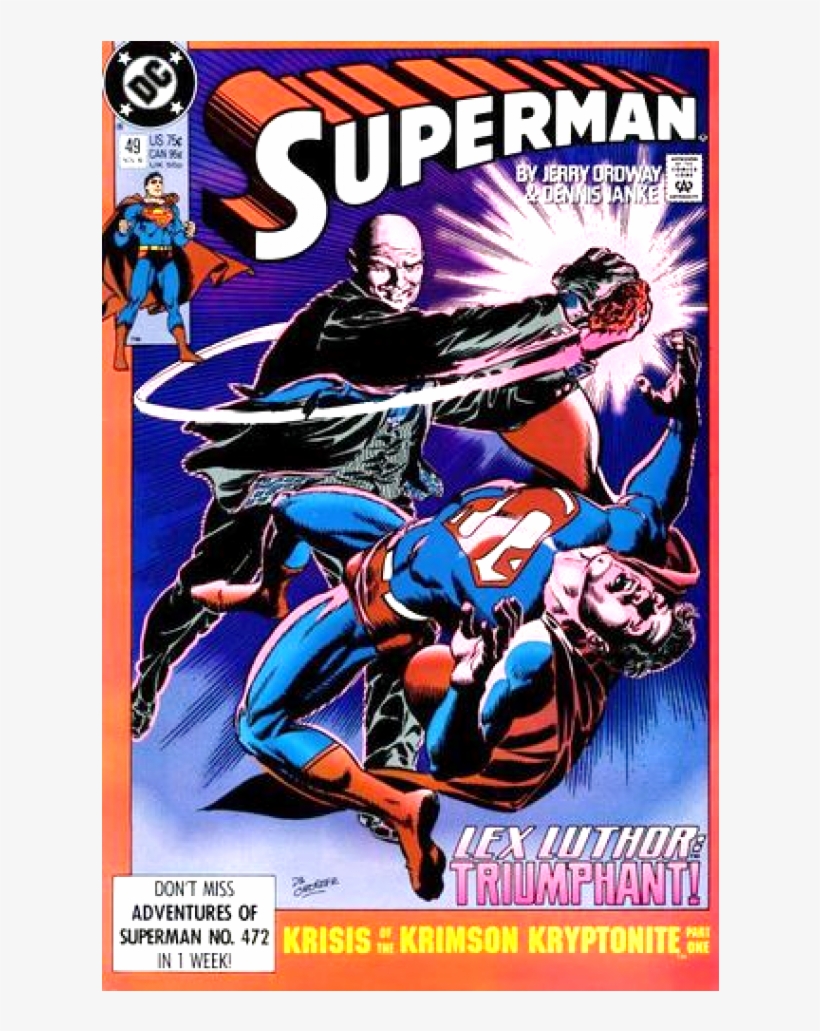 Dc Comic - Superman Man Of Steel 22 June 1993, transparent png download