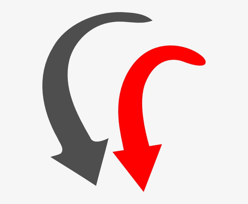 Arrow Black And Red, transparent png download