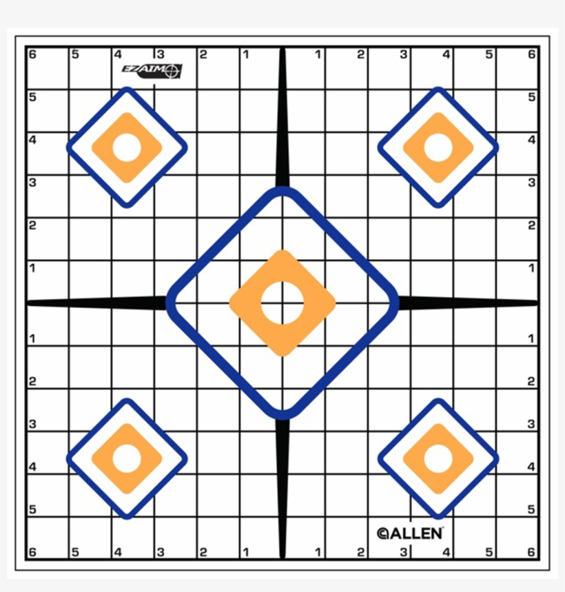 Allen Ez Aim Sight Grid Target, transparent png download
