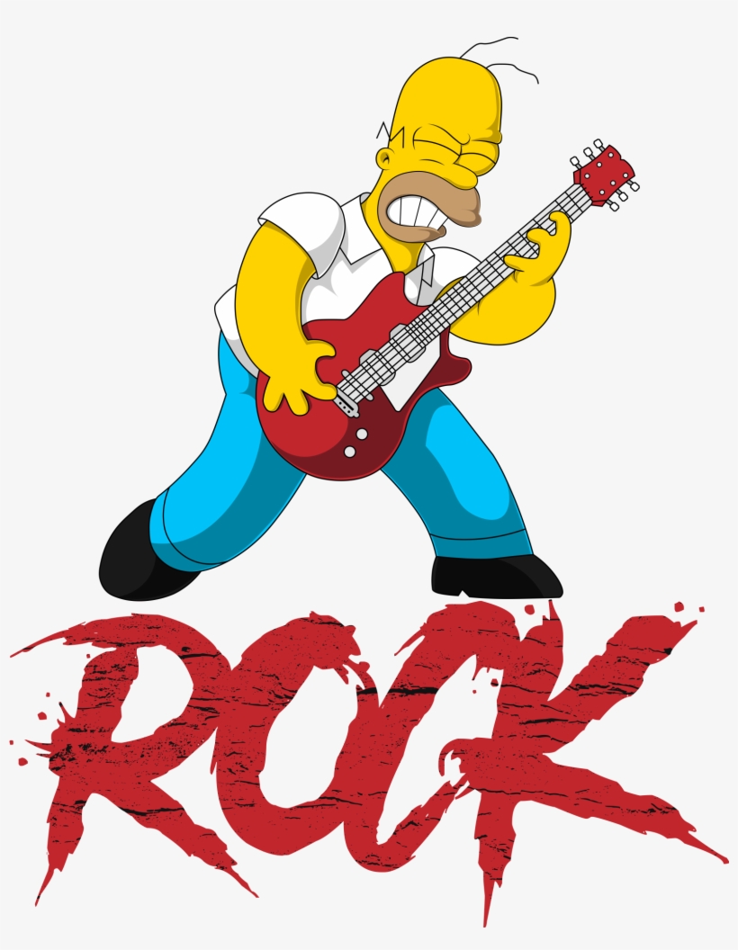Homer Rock Mens Shirt Dlss Png Homer Rock - Remera Que Sea Rock, transparent png download