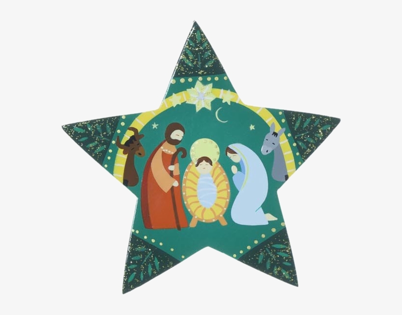 Nativity Star - Green - Christmas Day, transparent png download
