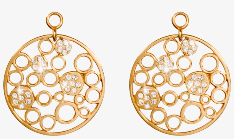 More Views - Nikki Lissoni Gold Plated Dangle Charm Snowballs In, transparent png download