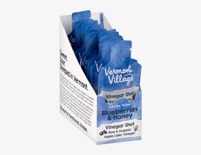 Blueberry Side - Vermont Village Organic Apple Cider Vinegar, transparent png download
