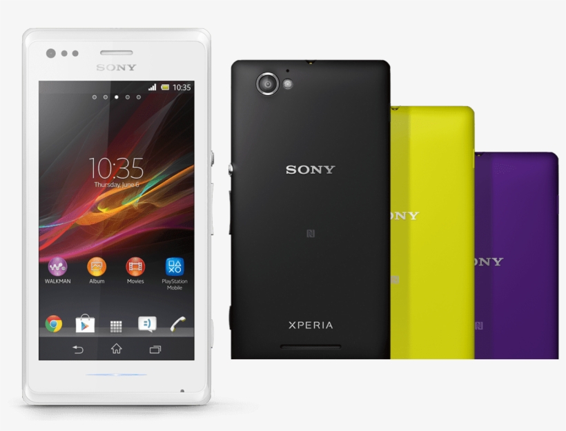 Sony Xperia M1, transparent png download