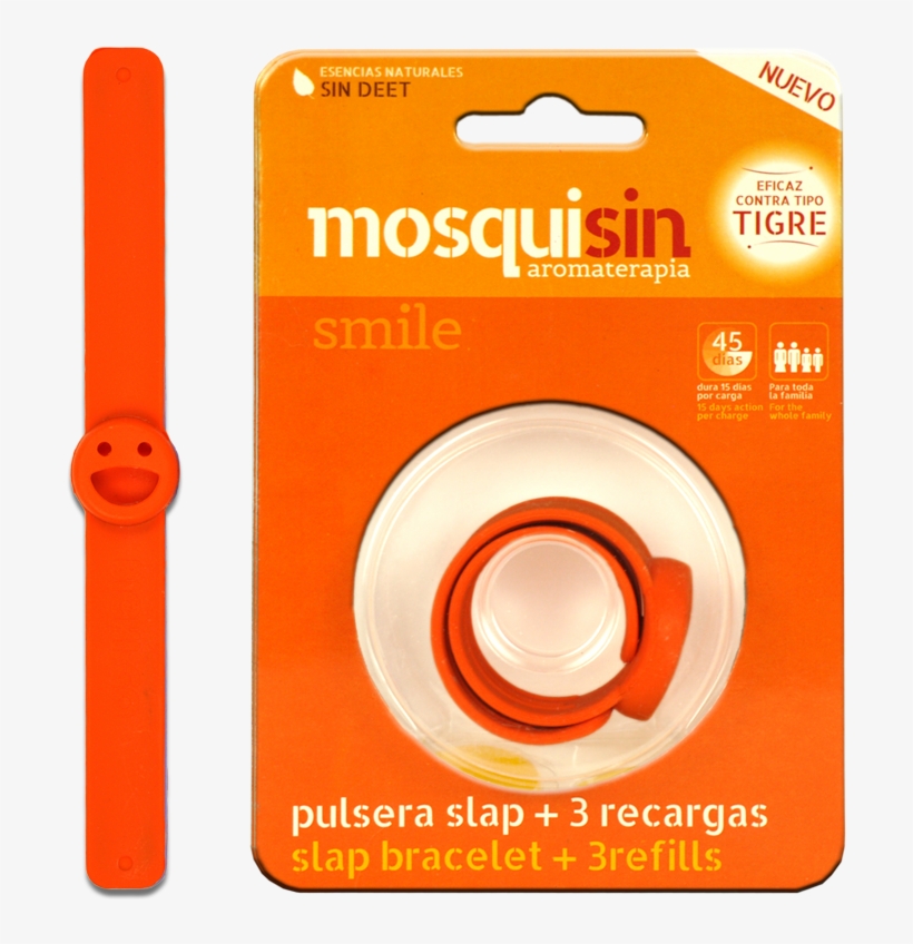 Mosquisin Slap Smile Bracelet - Bracelet, transparent png download