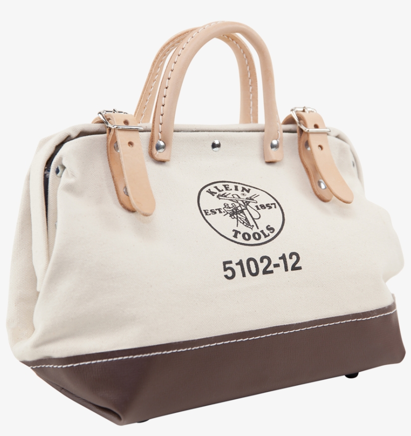 510212 - Klein Tools 5102-12 12-inch Canvas Tool Bag, transparent png download
