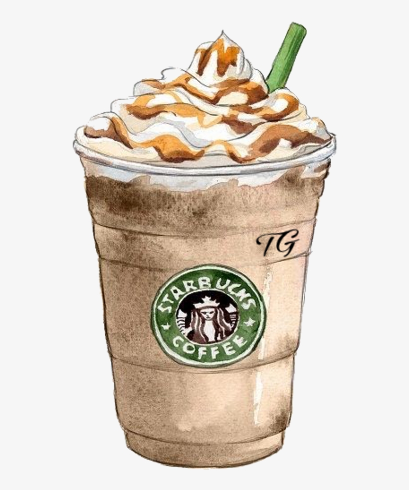 Sticker Tumblr Hipster Starbucks Frapuccino Freetoedit - Frappuccino Png, transparent png download