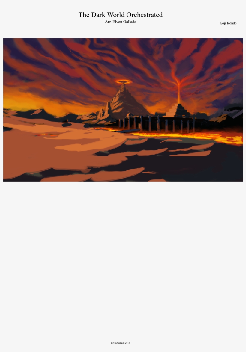 Print - Ganon Dark World, transparent png download