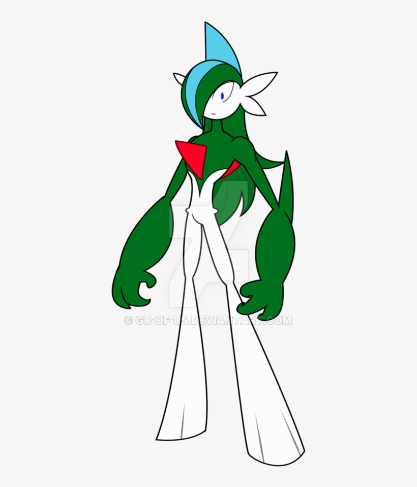 135kib, 400x920, Gallade By Gb Of Bs-d2hf7c2 - Buff Gallade, transparent png download