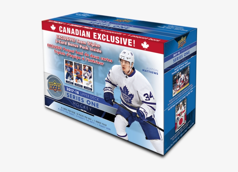 2017-18 Upper Deck Series 1 Team Triple Blaster Box - Upper Deck Series 1 Mega Box Hockey 2017 18, transparent png download