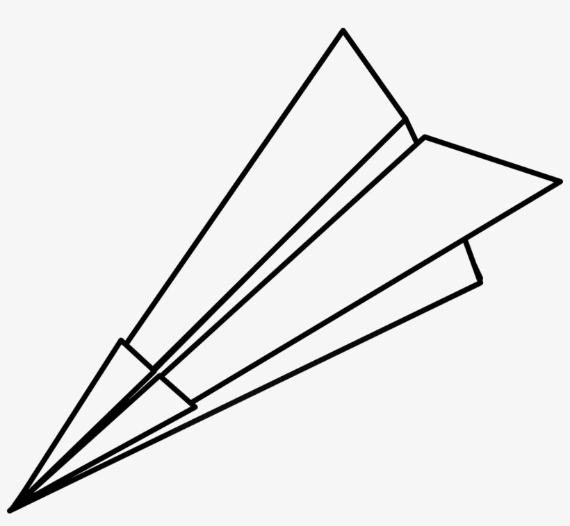 You Also Plot The Numbers Where They Meet So When You - Paper Airplane No Background, transparent png download